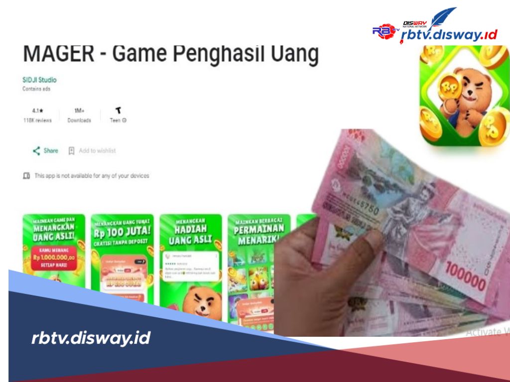 Cara Dapat Saldo DANA Gratis dari Aplikasi MAGER, hanya Bermain Game