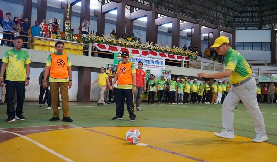 Peringati Hari Krida Pertanian Nasional ke 52, Selain Pertandingan Futsal, Ada Petani Milenial Terima Reward