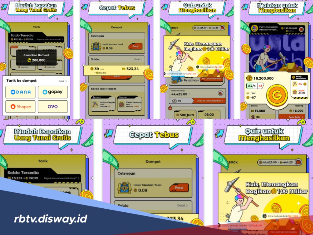 Akhir Bulan Ceria, Ambil Saldo Gratis dari Game Penghasil Uang Ini