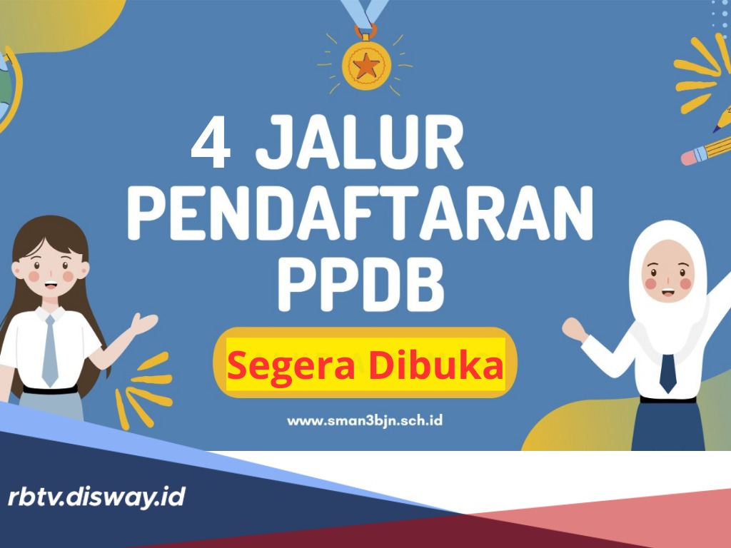 Siap-siap! 4 Jalur PPDB Tahun 2024 Segera Dibuka untuk SD, SMP, dan SMA, Begini Syaratnya