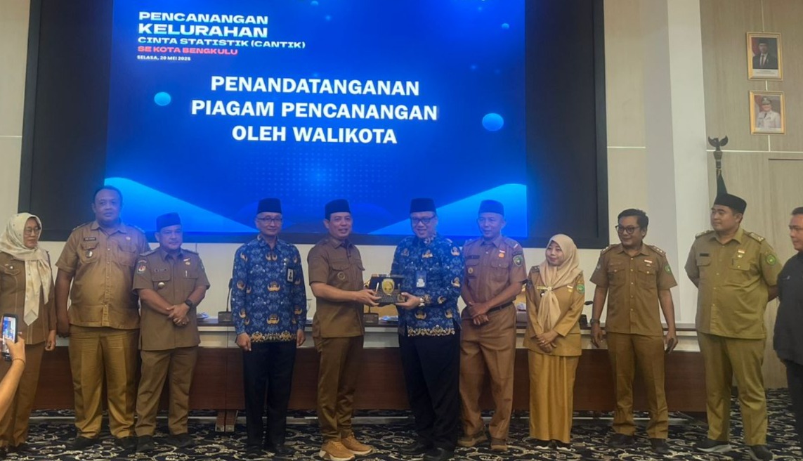 Program Kelurahan Cinta Statistik Bengkulu, Wali Kota dan BPS Siapkan Reward