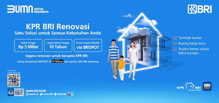 Solusi Dana Cepat untuk Renovasi Rumah Melalui BRI, Proses Mudah, Cicilan Hanya Rp800 Ribuan