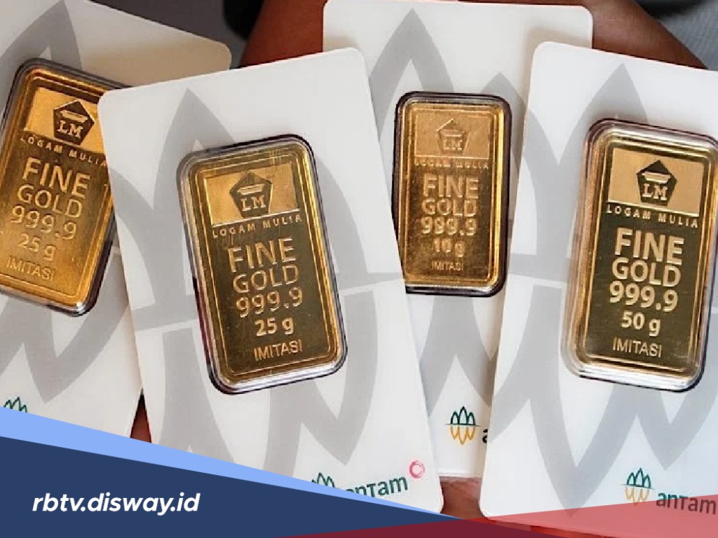 Update Harga Emas Hari Ini Kompak Turun, Antam Sampai Rp 183.000