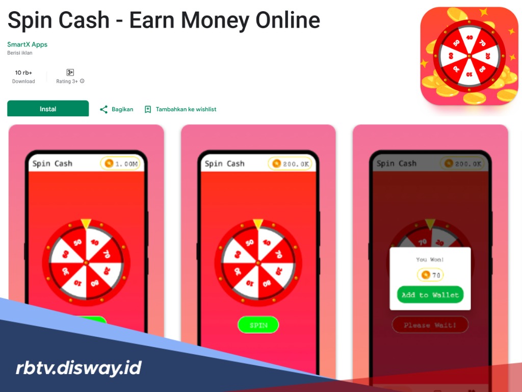 Syarat dan Ketentuan Main Game Spin for Cash Penghasil Saldo DANA