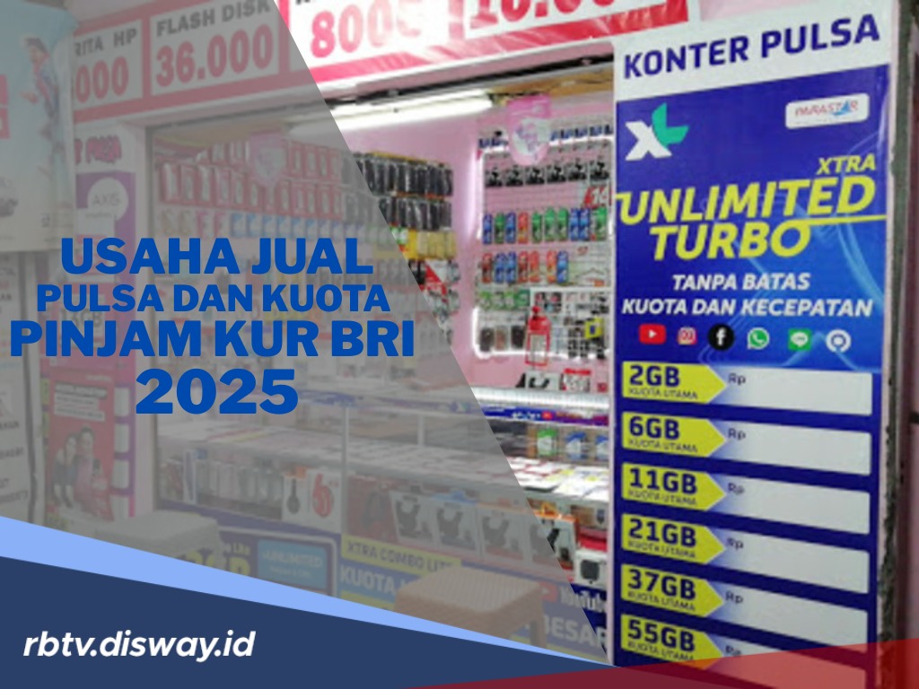 Bisnis Pulsa dan Kuota Lanjar Jaya Berkat Pinjaman KUR BRI 2025, Simak Cara Pengajuan dan Tabel Angsurannya