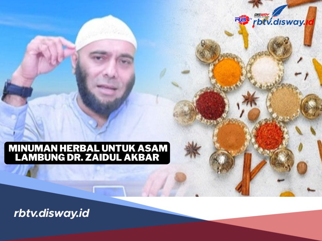 Terbukti Meredakan Asam Lambung, Resep Minuman Herbal Ala dr. Zaidul Akbar 