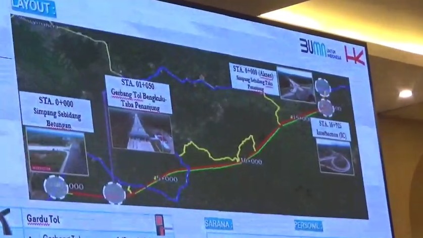 Arus Lalu Lintas  Tol Bengkulu - Taba Penanjung, Alami Kenaikan Capai 20 Persen