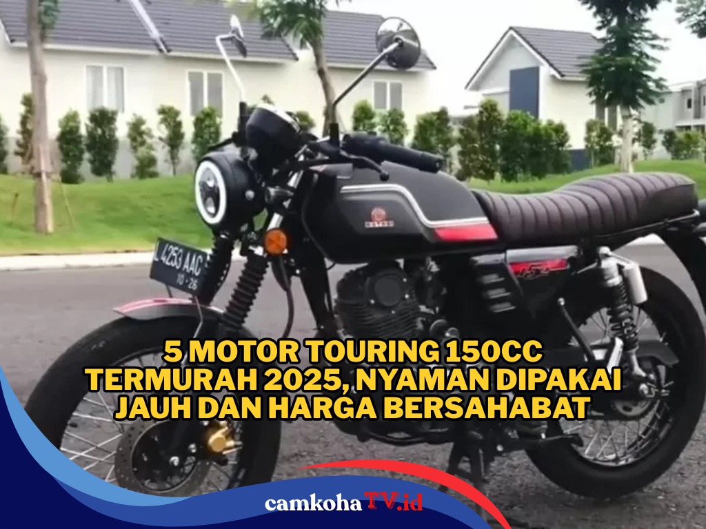 5 Motor Touring 150cc Termurah 2025, Nyaman Dipakai Jauh, Harga Bersahabat