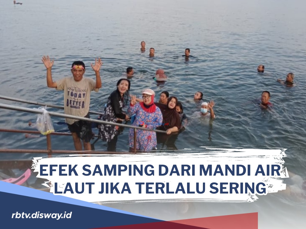 Ternyata Ada Efek Samping dari Mandi Air Laut Jika Terlalu Sering