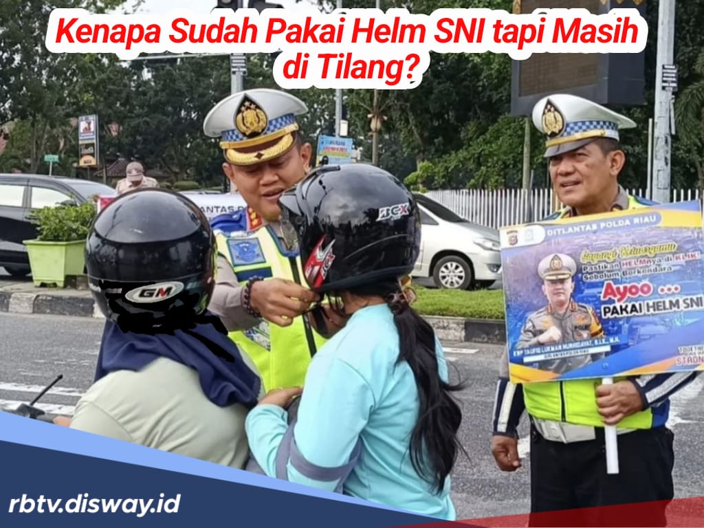 Sudah Pakai Helm SNI tapi Masih Kena Tilang, Kok Bisa?