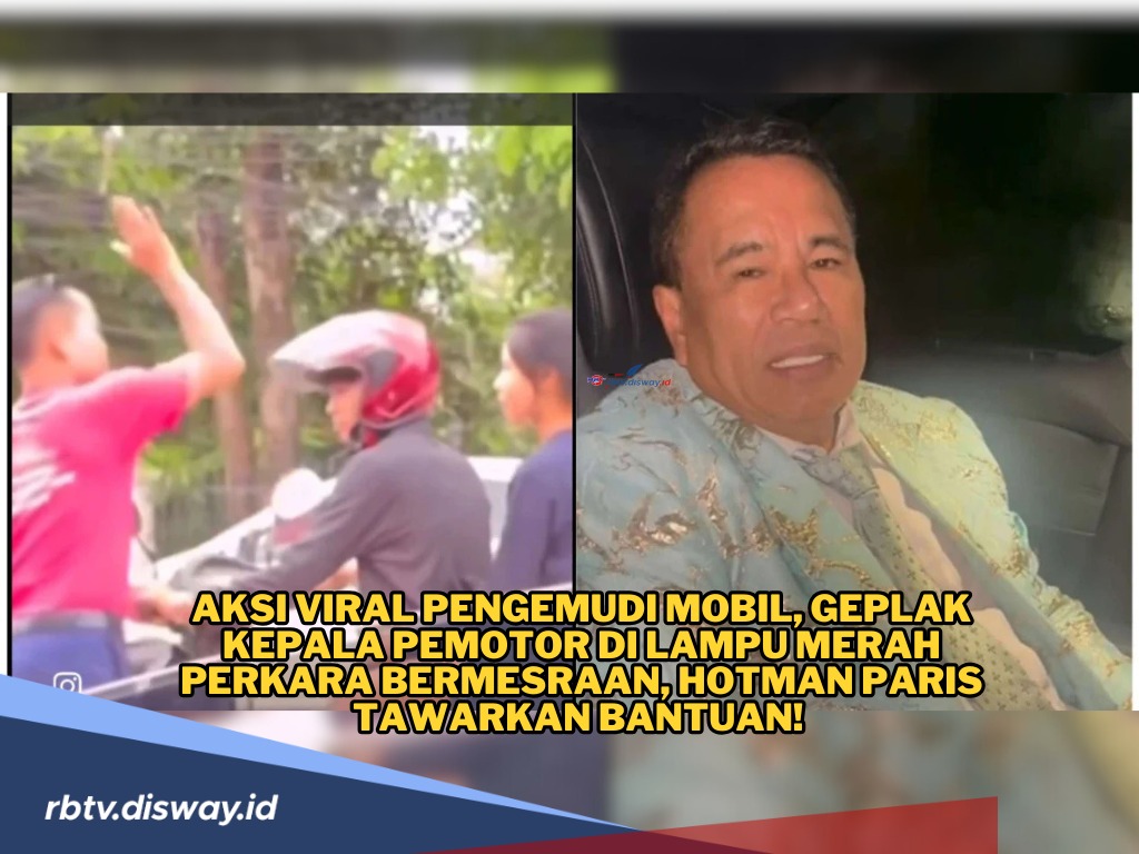 Pengemudi Mobil Arogan Pukul Kepala Pemotor hanya Karena Bermesraan, Hotman Paris Tawarkan Bantuan