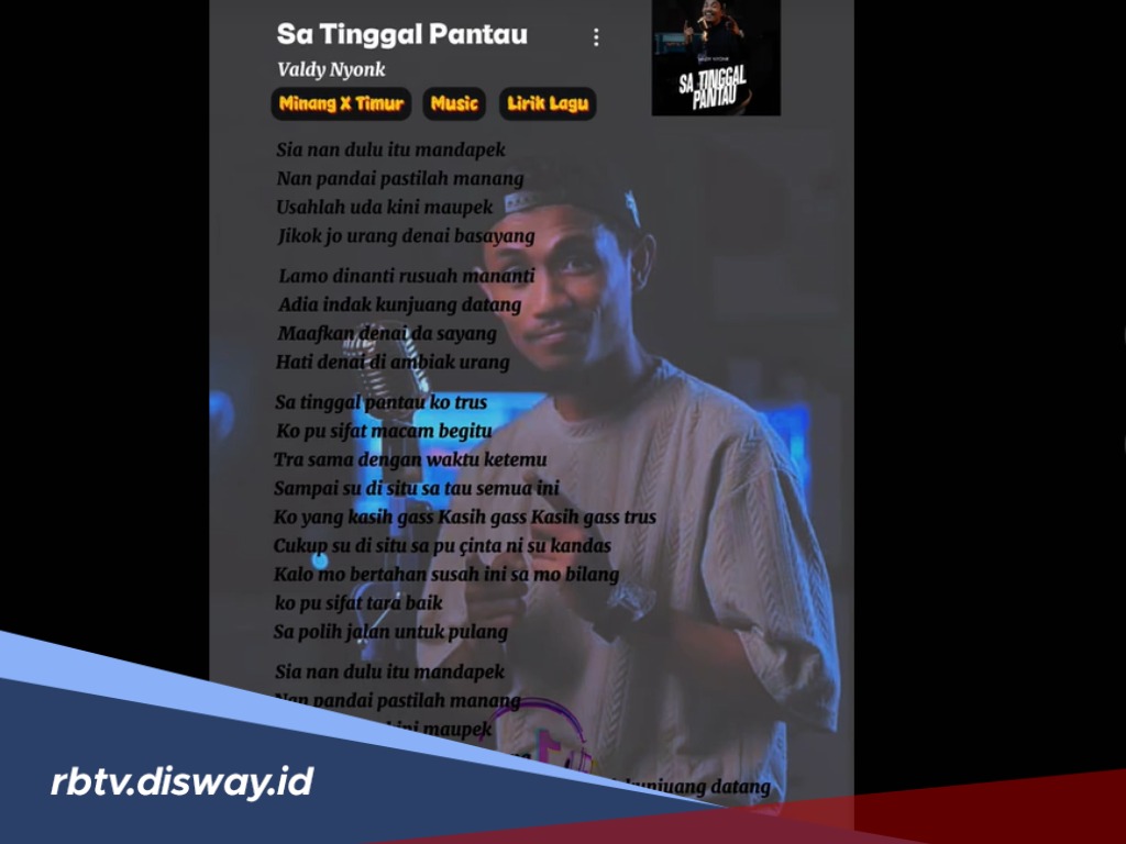 Sa Tinggal Pantau Masuk Daftar Lagu Trending di TikTok