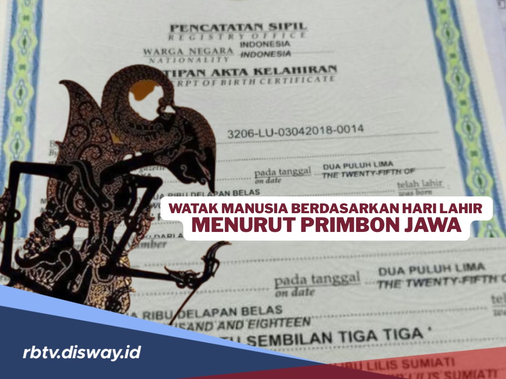 Melihat Watak Seseorang Berdasarkan Hari Lahir Menurut Primbon Jawa
