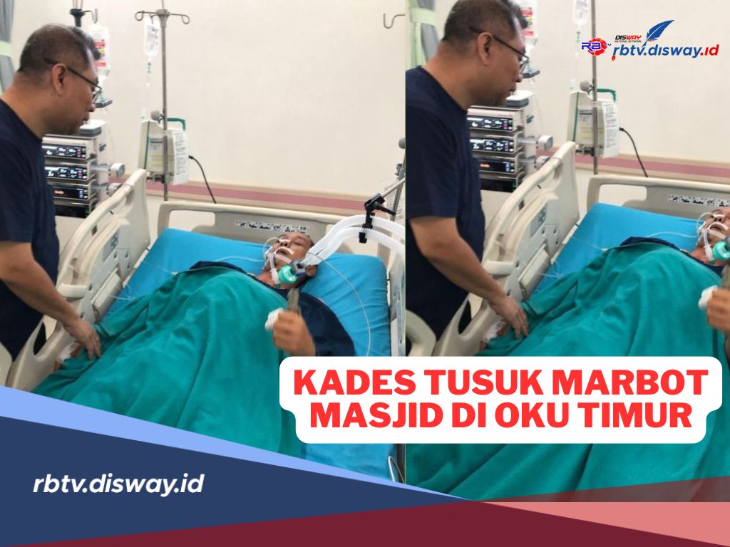 Oknum Kades Tusuk Marbot Masjid hingga Kritis, Diduga Tak Senang Korban Sholat di Masjid Lain