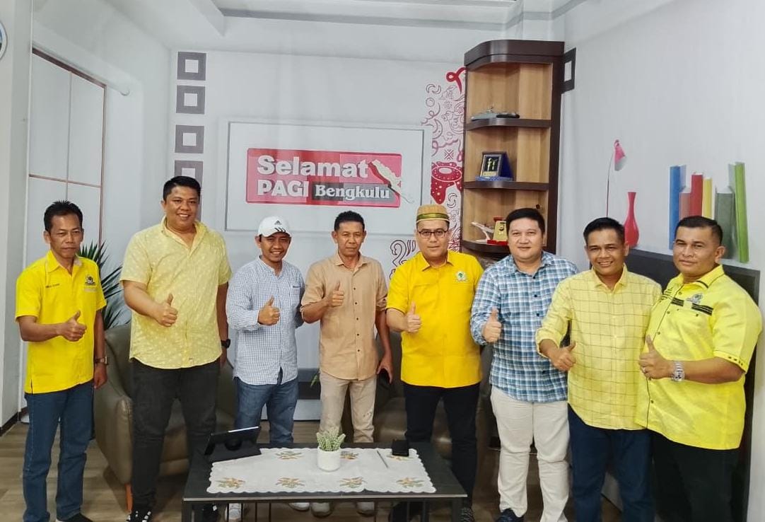 Perkuat Sinergitas, Ketua DPD Partai Golkar Provinsi Bengkulu Sambangi Graha Pena RB