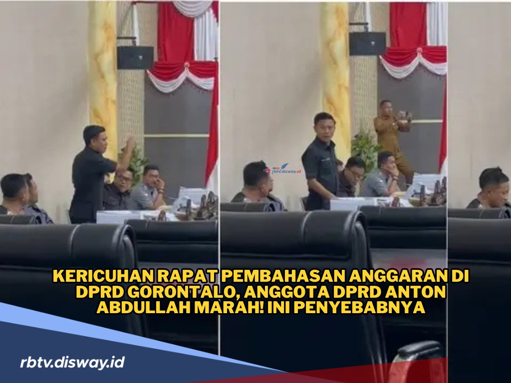 Rapat Ricuh, Anggota DPRD Gorontalo Ngamuk hingga Memukul Meja