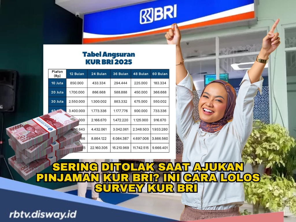 Cara Lolos Survey KUR BRI 2025 dan Tabel Angsuran Pinjaman Rp 5 Juta Hingga Rp 50 Juta