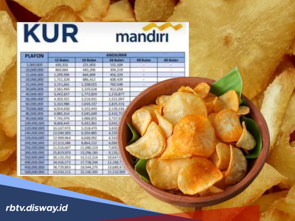 UMKM Keripik Singkong Melejit Lewat KUR Mandiri 2025, Pinjaman Rp 10 Juta Angsurannya Rp 10 Ribu Per Hari