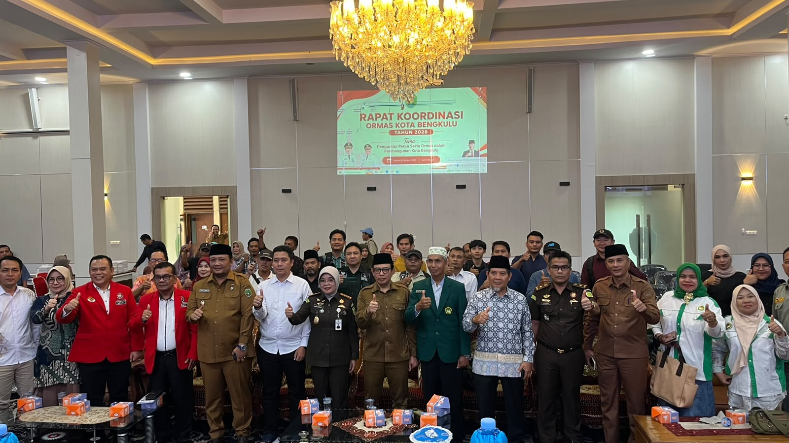 Pemkot Bengkulu Gandeng 38 Ormas Perkuat Kolaborasi Pembangunan Daerah