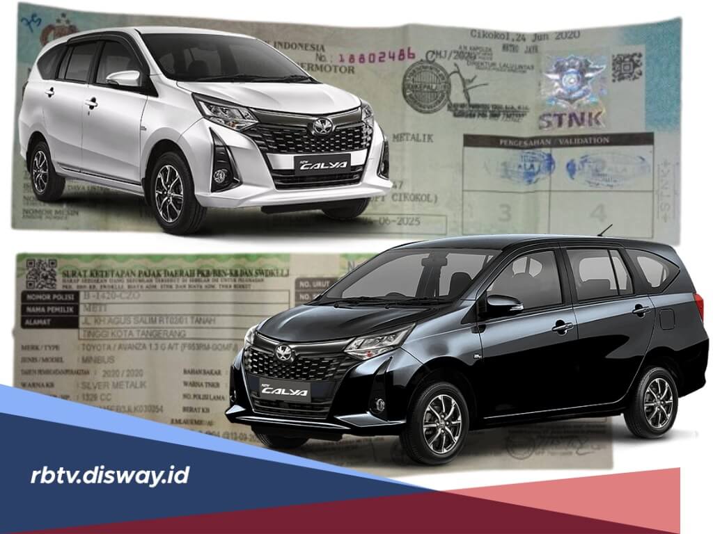 Pajak Mobil Toyota New Calya Tahun 2020-2023 Semua Tipe