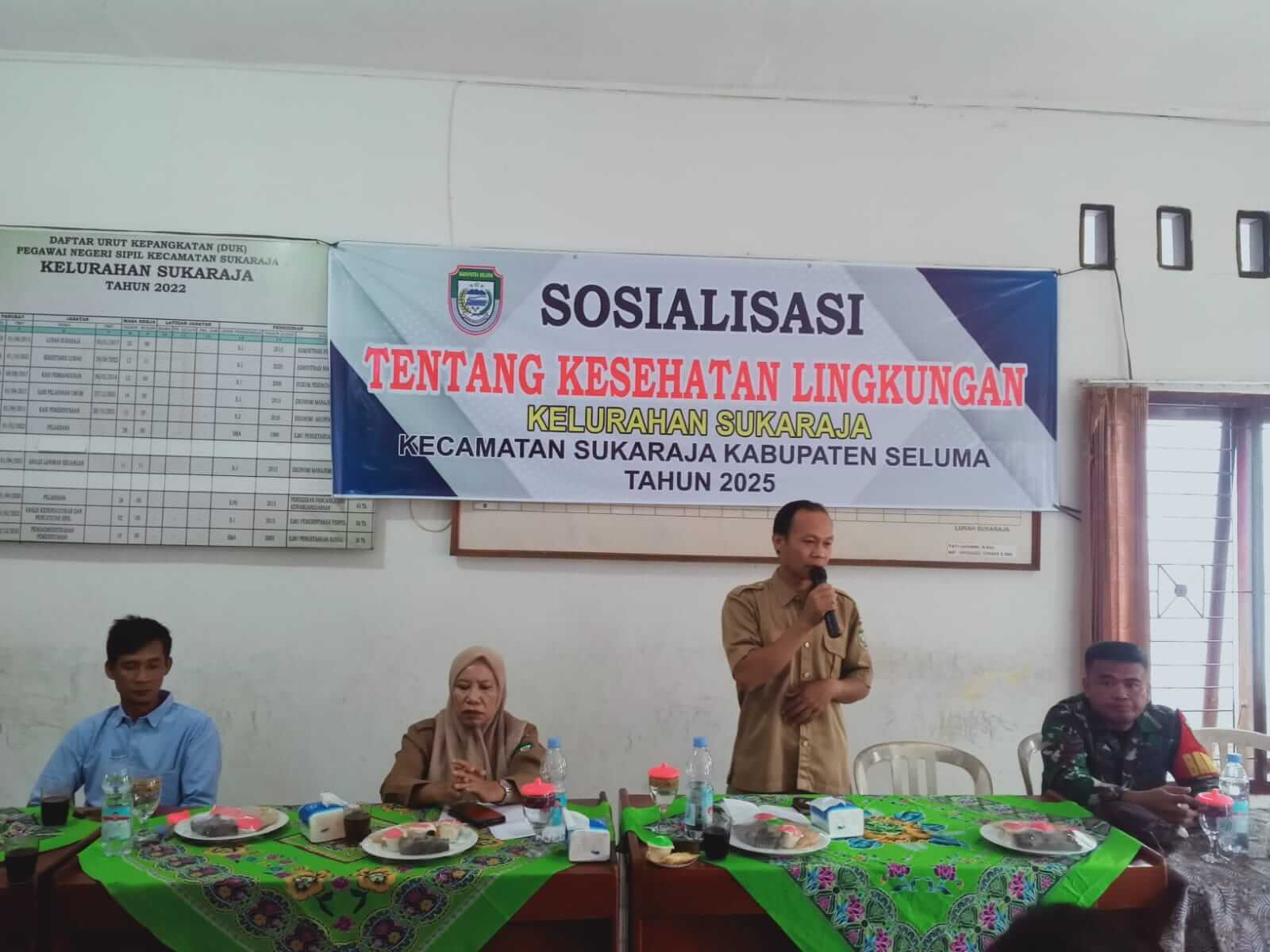 Lurah Sukaraja Gandeng DLH Seluma Demi Gencarkan Sosialisasi Kesehatan Lingkungan
