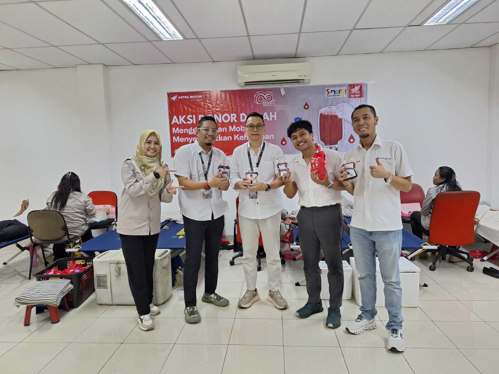 Implementasi AM Health, Astra Motor Bengkulu Gelar Aksi Donor Darah 