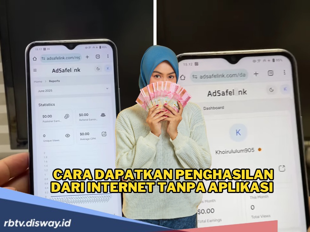 Mudah dan Hemat Memori, Begini Cara Dapat Penghasilan dari Internet Tanpa Aplikasi