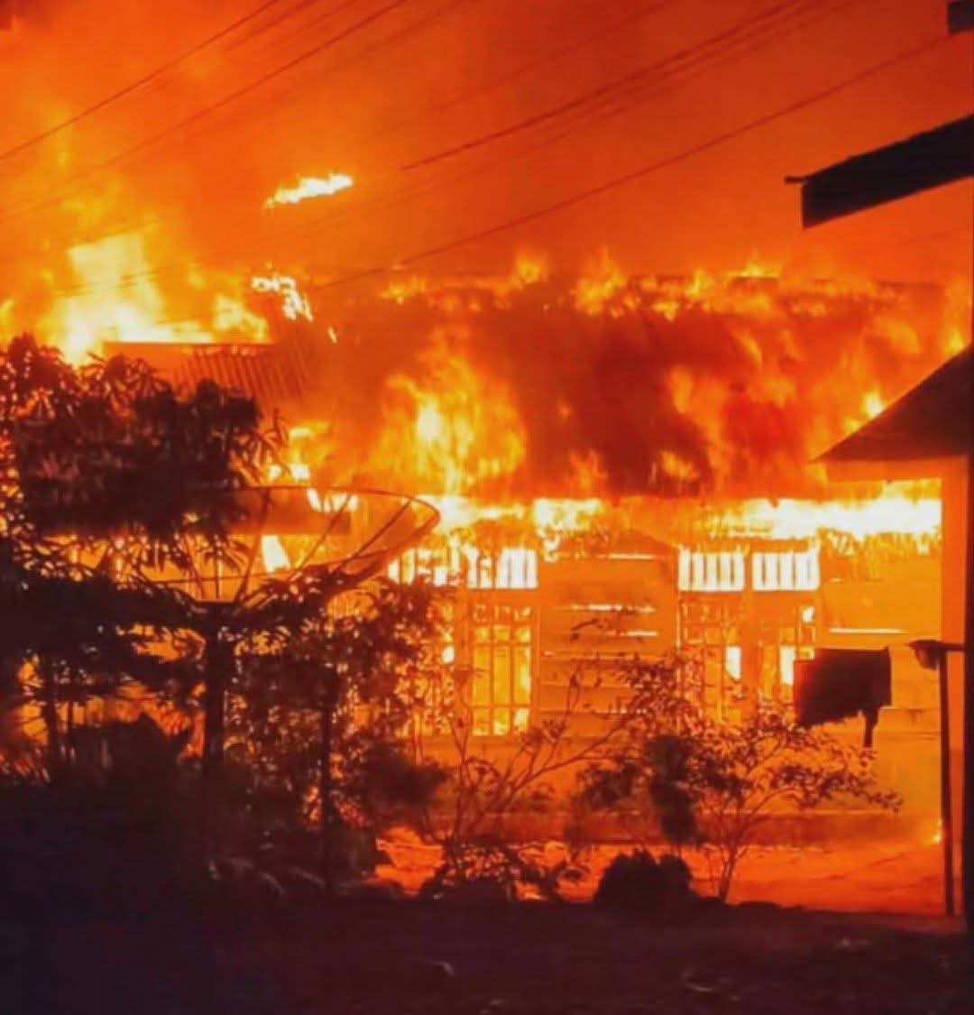Rumah Semi Permanen Milik Perawat di Mukomuko Hangus Terbakar, Ini Dugaan Penyebabnya
