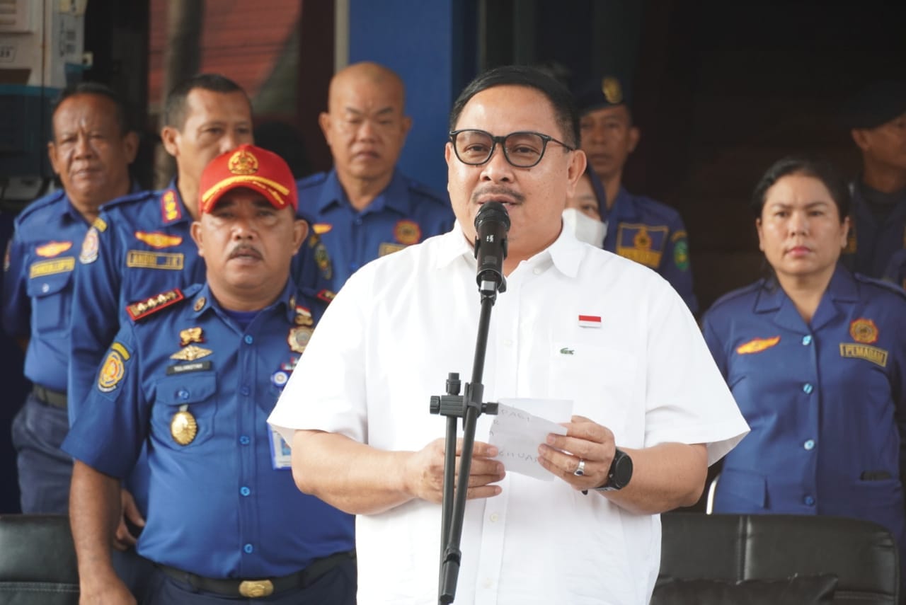 Apel Gabungan Pj Walikota Bengkulu Bersama Dinas Pemadam Kebakaran dan Penyelamatan Kota Bengkulu