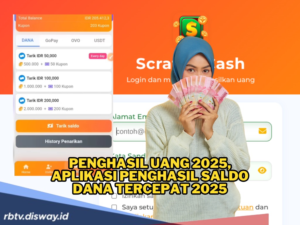 Aplikasi Penghasil Uang dan Saldo DANA Tercepat Tahun 2025, Cuma Gosok-Gosok Bisa Cuan