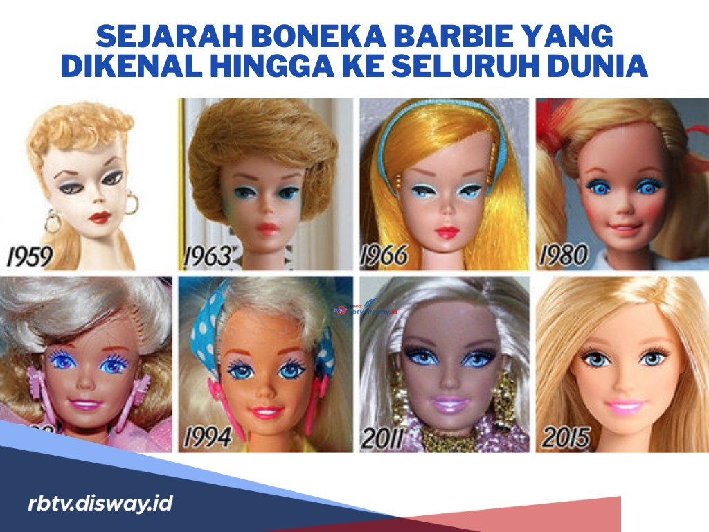 Mengulik Sejarah Boneka Barbie yang Dikenal hingga ke Seluruh Dunia