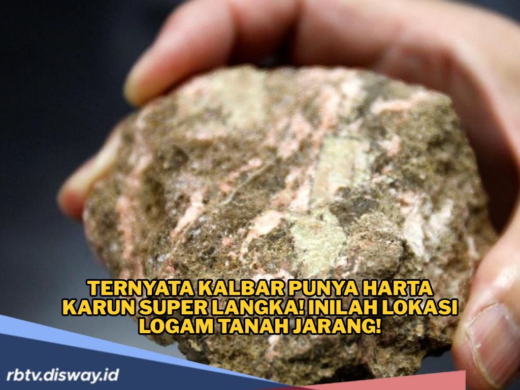 Ternyata Kalbar Punya Harta Karun Super Langka! Ini Lokasi Logam Tanah Jarang di Kalimantan Barat