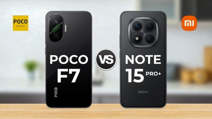 Duel Panas 2 HP Canggih Kelas Menengah, POCO F7 vs Redmi Note 15 Pro+ 5G, Cek Perbandingannya