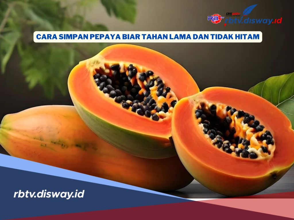 Dijamin Tetap Segar, Ini Rahasia Menyimpan Pepaya agar Tahan Lama dan Tidak Hitam