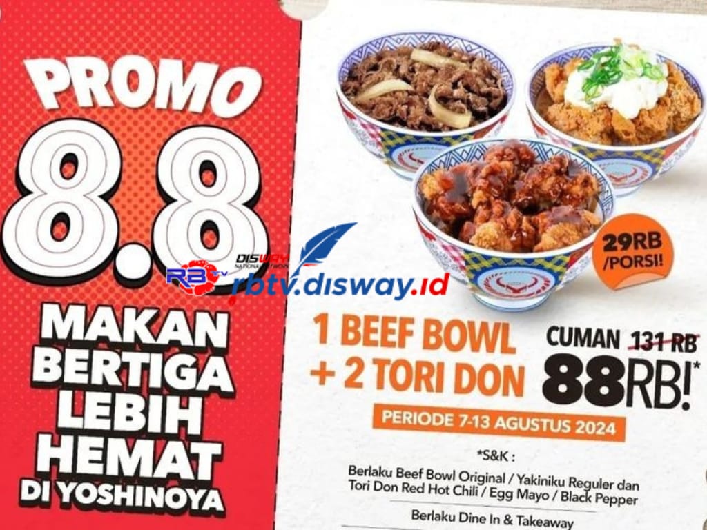 Promo Spesial 8.8 Agustus 2024, Nikmati Potongan Harga Spesialnya, Ini 11 Pilihannya