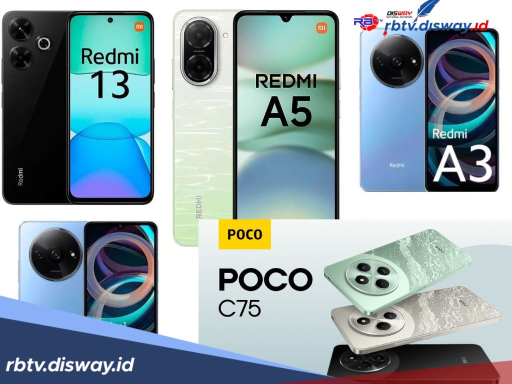 Punya Uang Rp 1 Jutaan, Ini 5 Pilihan HP Xiaomi Terbaik 2025 RAM 8GB/256GB