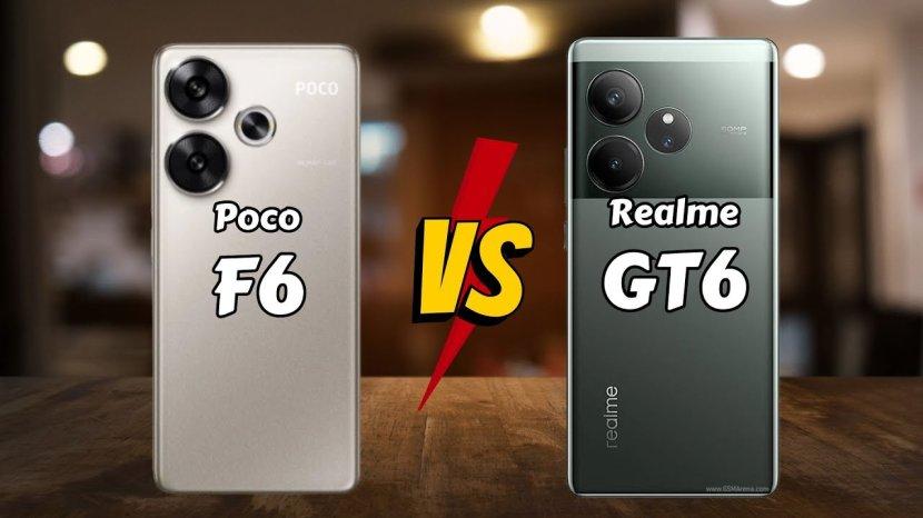 POCO F6 Vs Realme GT 6, Berikut Perbandingan Spesifikasi dan Harga Terbarunya   