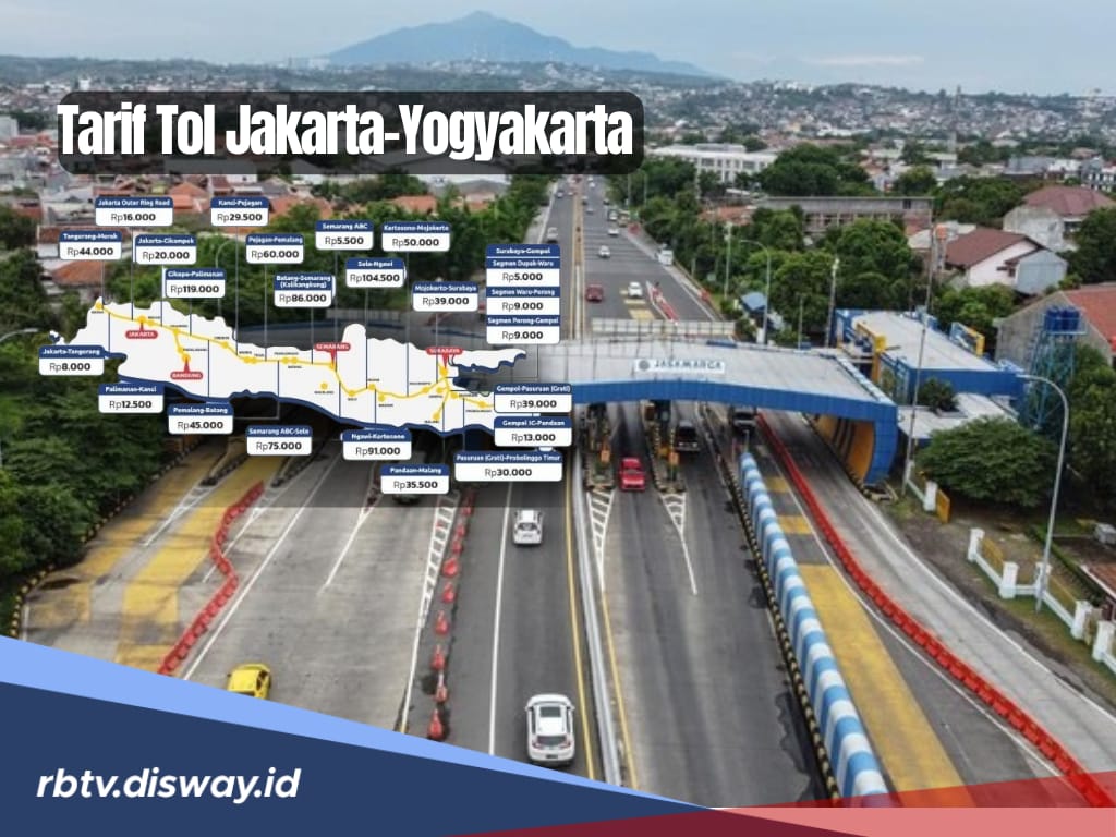 Cek Dulu! Ini Besaran Tarif Tol Jakarta - Yogyakarta saat Libur Nataru 2024/2025