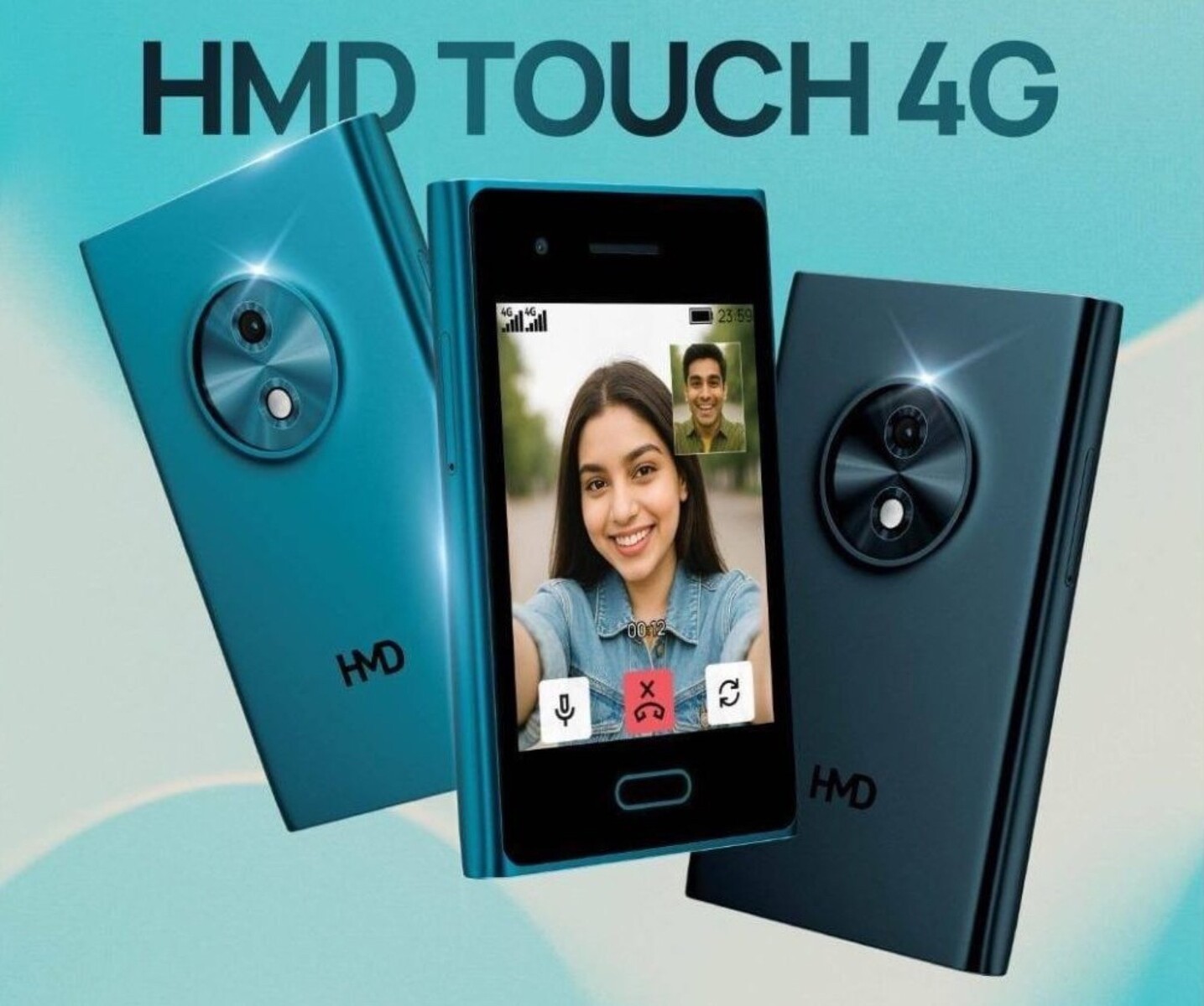 Resmi Rilis, HMD Touch 4G Punya Bezel Tebal dan Desain Unik