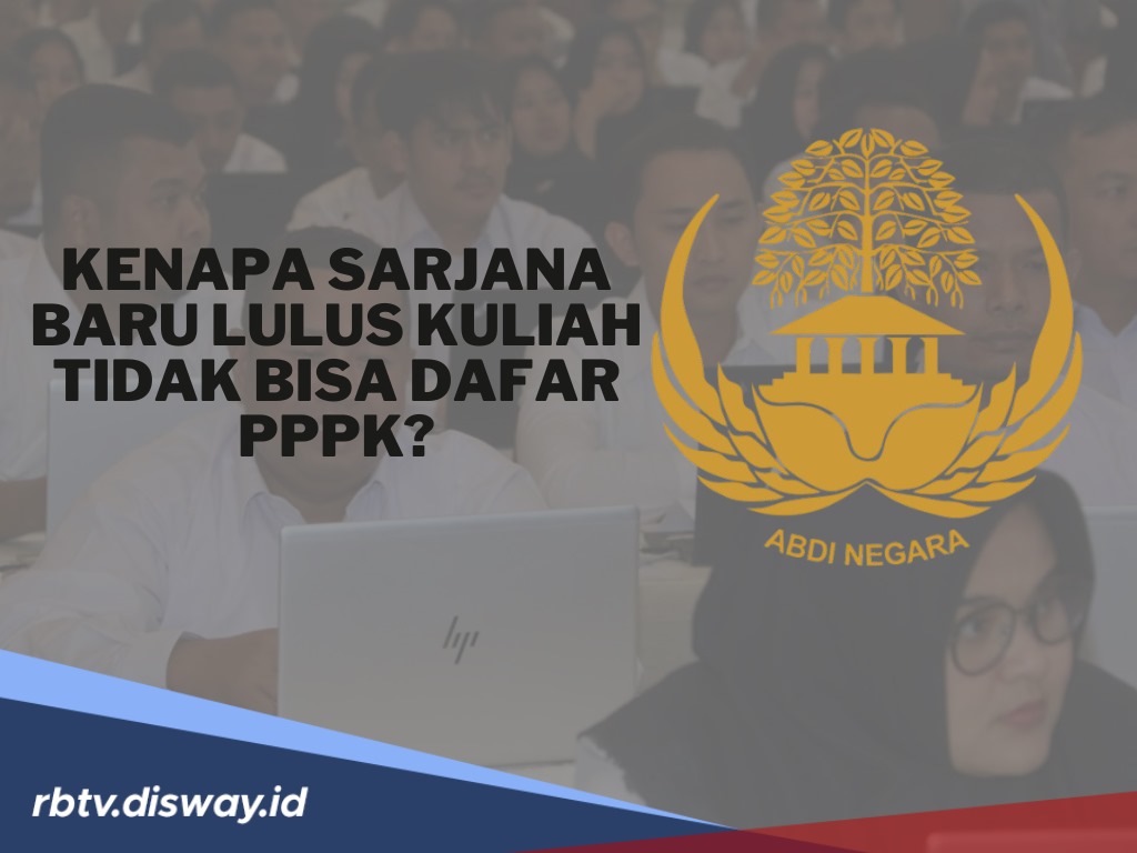 Tak Hanya Pengalaman Kerja, Ini Alasan Kenapa Sarjana Baru Lulus Kuliah Tidak Bisa Daftar PPPK