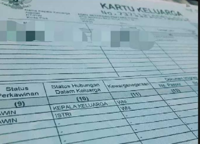 Nama di KK dan KTP Maksimal 60 Huruf,  Minimal 2 Kata. Ini Penjelasan Permendagri