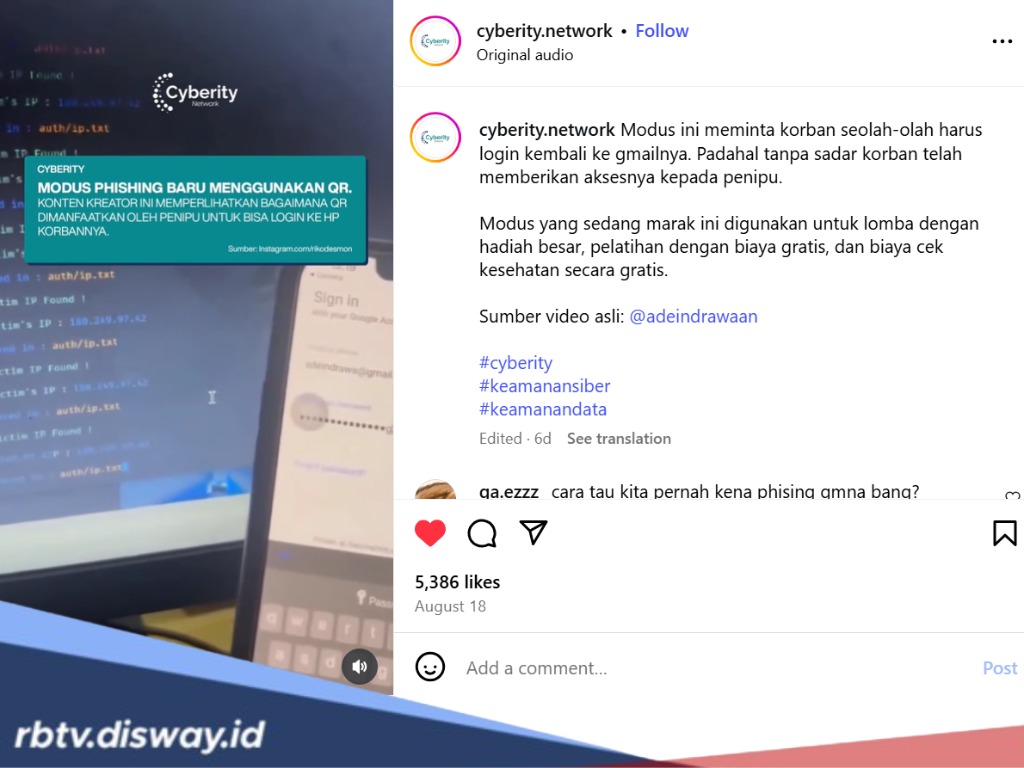 Waspada Penipuan Modus QR Code, Login Akun Gmail Uang Melayang, Begini Cara Mencegahnya