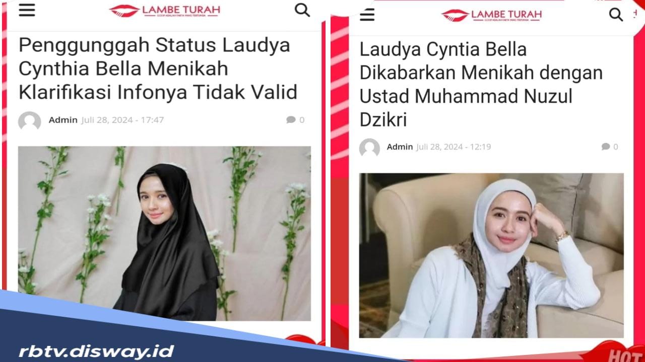 Viral, Laudya Cynthia Bella Dikabarkan Menikah dengan Ustadz Nuzul Dzikri, Jadi Istri Ketiga?