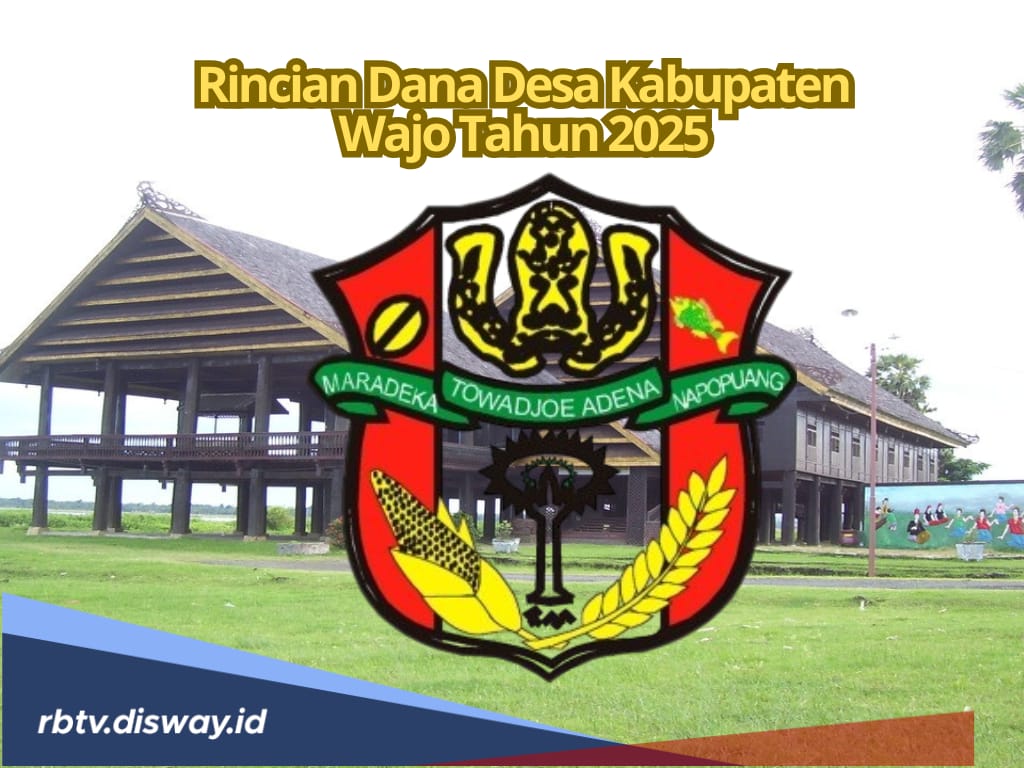 Tabel DANA Desa Kabupaten Wajo 2025, Total Rp 117 Miliar untuk 142 Desa