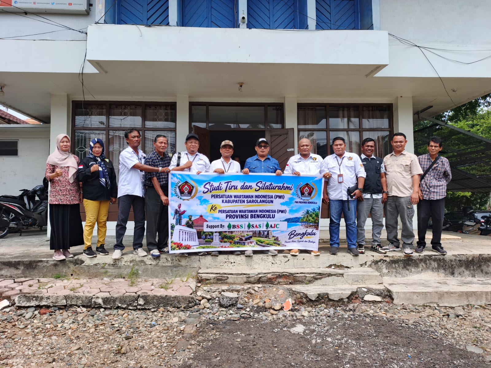 Datang ke Bengkulu, Pengurus PWI Sarolangun Diskusi dengan PWI Provinsi Bengkulu