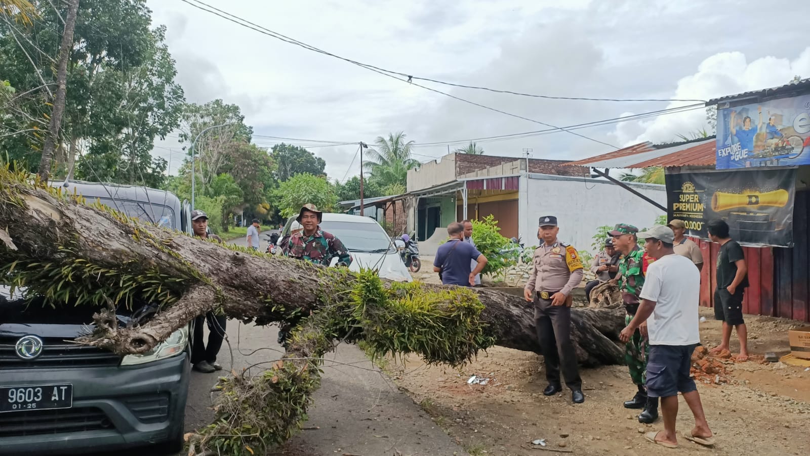 Pohon yang Tumbang Menimpa 2 Unit Mobil itu Sudah Sering Diminta Warga Agar Ditebang Pemerintah 