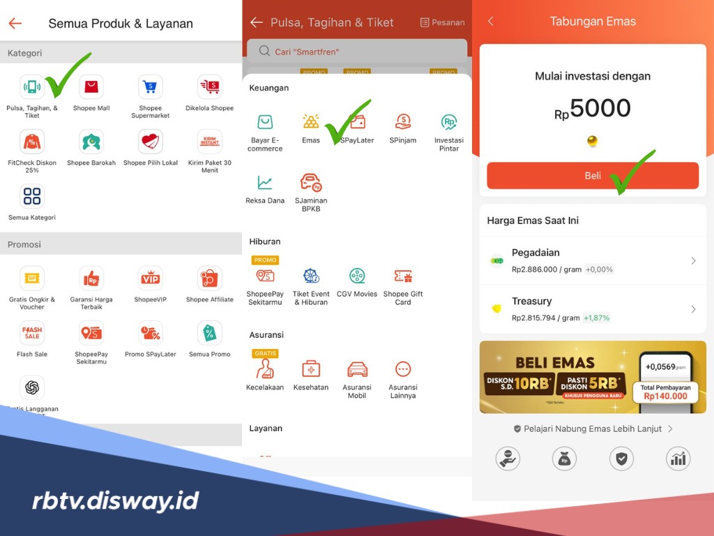 Harga Emas Lagi Tinggi, Ini Cara Tabung Emas di Shopee, Bisa Mulai dari Rp 5 Ribuan