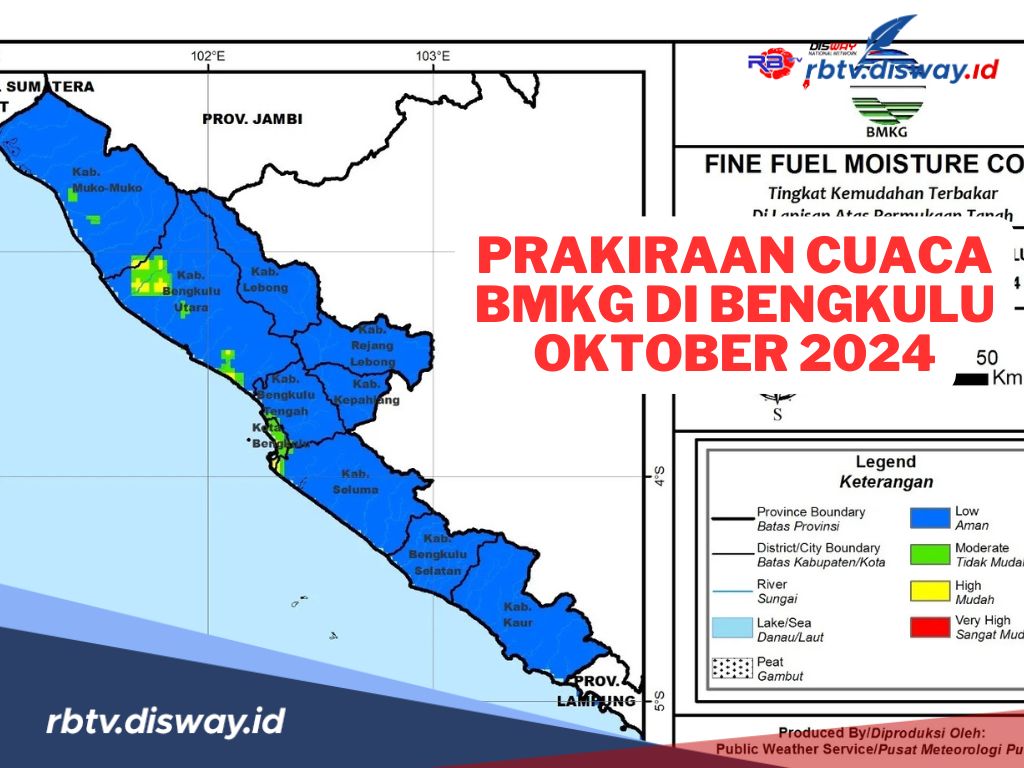 Sudah Mulai  Masuk Musim Penghujan? Ini Prakiraan Cuaca BMKG di Bengkulu Selama Oktober 2024 