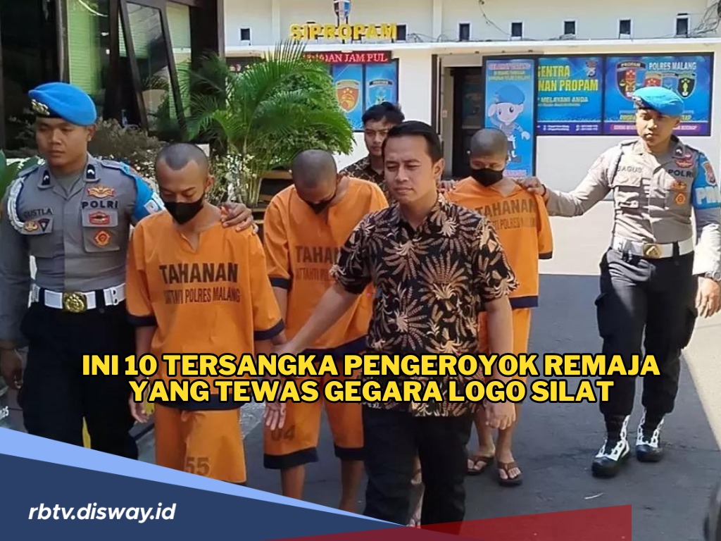 Ini 10 Tersangka Pengeroyok Remaja yang Tewas Gegara Logo Silat, Mirisnya Dikeroyok hingga 2 Kali!