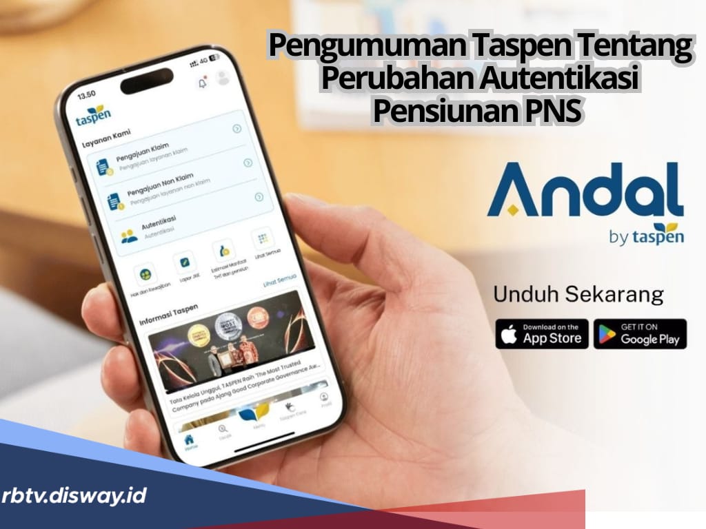 Pengumuman! Ada Perubahan Mekanisme Autentikasi Bagi Pensiunan PNS Taspen Per 1 Januari 2025